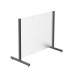 FixtureDisplays® Acrylic Plexiglass Shield Sneeze Guard Floor Stand Landscape (32
